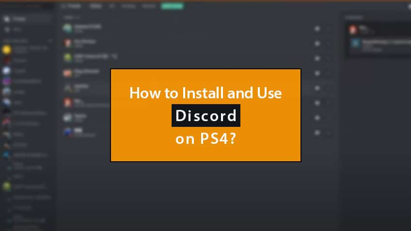 how to install and use discord on ps4