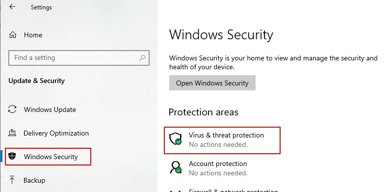 windows security
